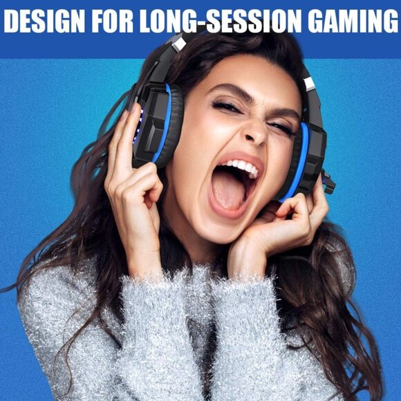 Stereo Gaming Headset for PS4 PC Xbox One PS5 Controller - Picture 7 of 8